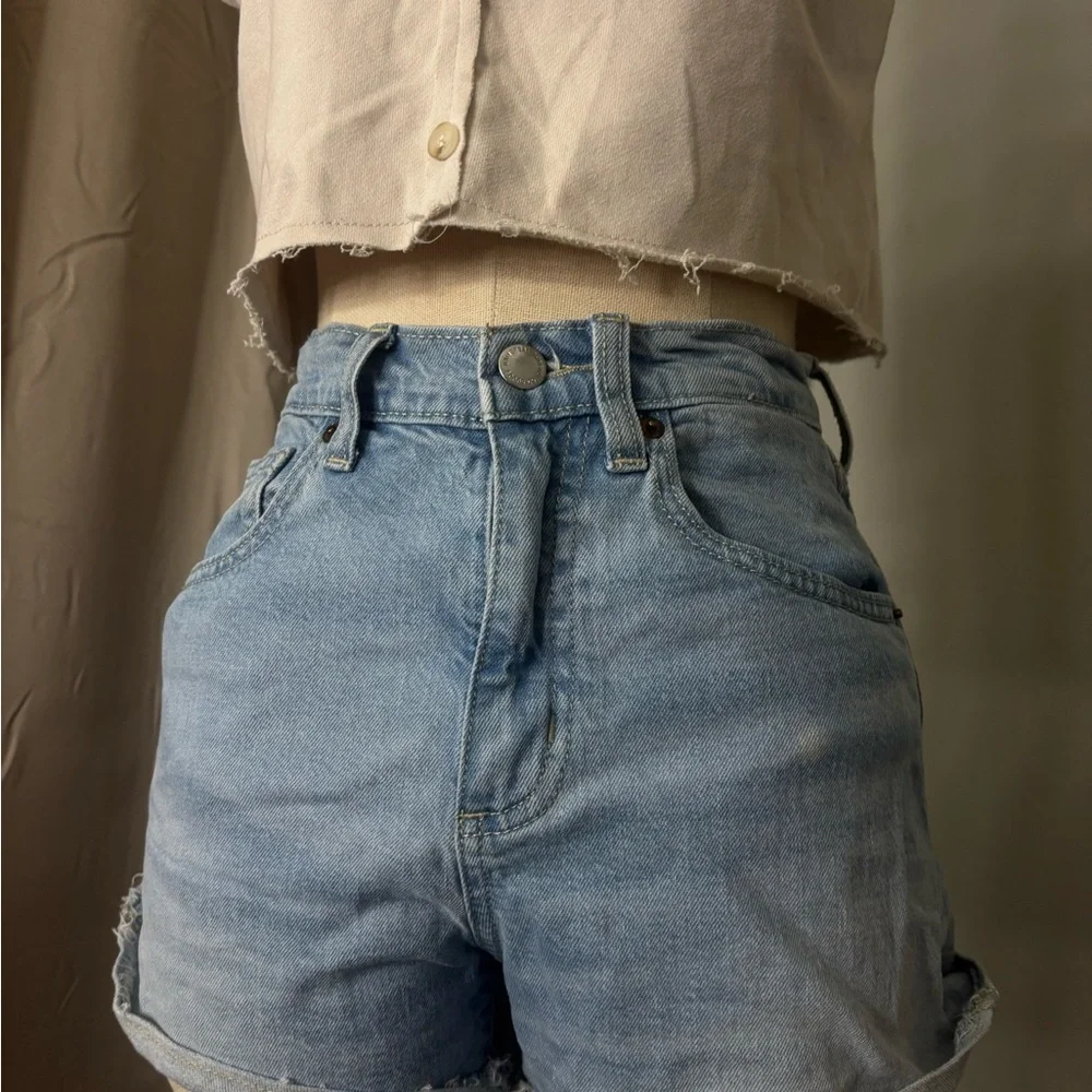 Blue Denim Shorts
